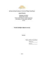 Konspekts 'Vīrieša lietišķās etiķetes normas', 1.