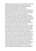 Konspekts 'European Cosmopolitanism Ideals and European Nationalism', 7.