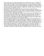 Eseja 'Martin Luther King and Non Violent Acts', 1.
