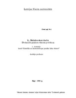 Konspekts '20.gadsimta vēstures problēmas', 1.