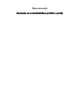 Referāts 'Bezdarbs un nodarbinātības politika Latvijā', 1.