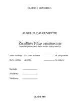 Referāts 'Žurnālistu ētikas pamatnormas', 1.