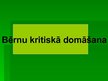 Prezentācija 'Kritiskā domāšana', 1.