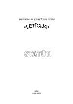 Paraugs 'Uzņēmuma statūti', 1.