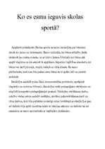 Referāts 'Skolas sports', 28.