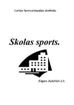 Referāts 'Skolas sports', 30.