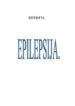 Referāts 'Epilepsija', 1.