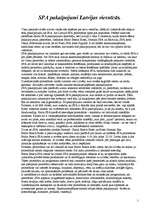 Eseja 'SPA pakalpojumi Latvijas viesnīcās', 1.