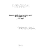 Referāts 'Banku sistēmas nozīme mūsdienu tirgus ekonomikā', 1.
