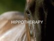 Prezentācija 'Hippotherapy', 1.