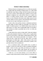 Eseja 'Cilvēks ir dabas sastāvdaļa', 1.