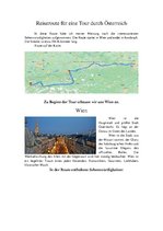 Prezentācija 'Reiseroute für eine Tour durch Österreich. Maršruts ekskursijai pa Austriju', 1.