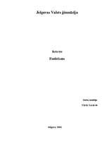 Konspekts 'Futūrisms', 1.