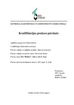 Prakses atskaite 'Datorsistēmu tehniķa kvalifikācijas prakses atskaite/pārskats', 1.
