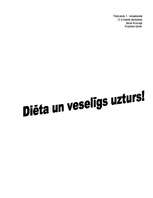 Referāts 'Diēta un veselīgs uzturs', 1.