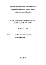 Diplomdarbs 'Profilaktiskie pasākumi krūts vēža saslimšanas mazināšanā', 1.