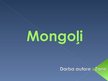 Prezentācija 'Mongoļi', 1.