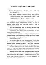 Konspekts 'Stāvoklis Eiropā 1945. – 1991.gadā', 1.