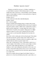 Eseja 'Klonēšana - ieguvums vai posts', 1.