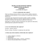 Konspekts 'Ģimenes tiesības paškontroles jautājumi  (Civilstāvokļa aktu reģistri)', 1.