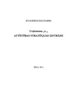 Diplomdarbs 'Uzņēmuma "X" attīstības stratēģijas izstrāde', 1.