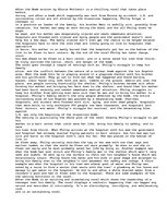 Eseja '"After the Bomb" by Gloria Miklowitz', 1.