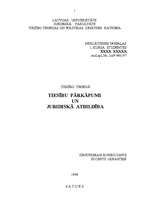 Konspekts 'Tiesību pārkāpumi un juridiskā atbildība', 1.