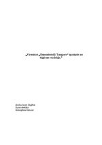 Eseja 'Viesnīcas apraksts no higiēnas viedokļa', 1.