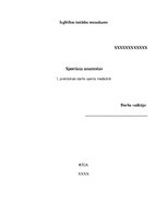Prakses atskaite 'Sportista anamnēze. Sporta medicīna', 1.