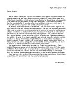 Eseja 'Vēstule Rūdolfa Blaumaņa lugas "Pazudušais dēls" tēlam Krustiņam', 1.