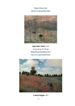 Referāts 'Klods Monē. Mākslas darbi 1872-1878', 11.