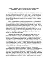 Eseja '"Politiķi ir kā baloži - pirms vēlēšanām ēd no rokas, bet pēc vēlēšanām… taisa u', 1.