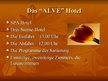Prezentācija 'Das "ALVE" Hotel', 2.