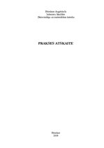 Prakses atskaite 'Prakses atskaite', 1.