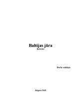 Referāts 'Baltijas jūra', 1.
