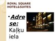 Prezentācija 'Viesnīca "Royal Square Hotel"', 2.