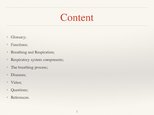 Prezentācija 'Respiratory System', 2.
