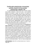 Konspekts 'Neoliberālais attīstības modelis kā ekonomiskās globalizācijas attīstības vide', 1.