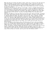 Eseja 'Offenses And Defenses of a Castle', 1.