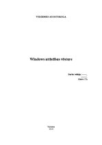 Referāts 'Microsoft Windows attīstības vēsture', 1.