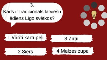 Prezentācija 'Spēle "Cik daudz tu zini par latviešu kultūru, tradīcijām?"', 6.