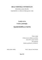 Referāts 'Apmierinātība ar darbu', 1.