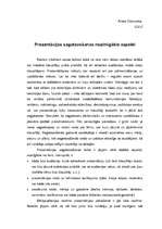 Eseja 'Prezentācijas sagatavošanas nozīmīgākie aspekti', 1.