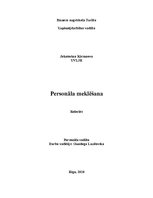 Referāts 'Personāla meklēšana', 1.