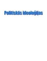 Referāts 'Politiskās ideoloģijas', 1.
