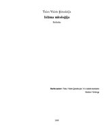 Referāts 'Islāma mitoloģija', 1.