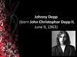 Prezentācija 'Johnny Depp', 1.