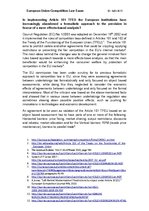 Konspekts 'European Competition Law', 1.