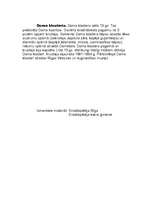 Referāts 'Doms', 3.