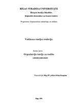 Konspekts 'Vadīšanas teorijas evolūcija', 1.